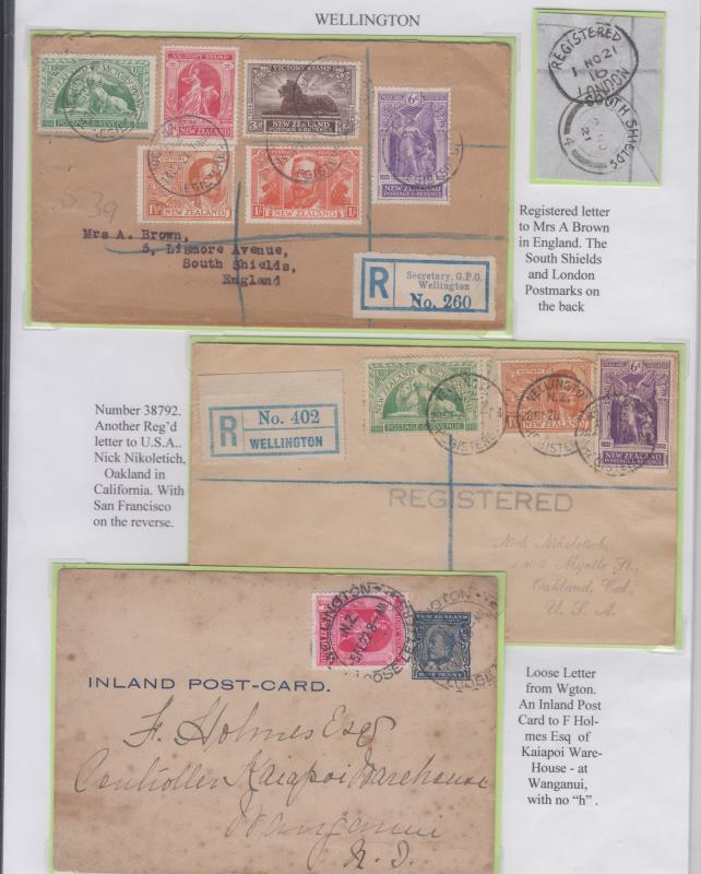 Lot 286 - New Zealand - Postal History  -  Mowbray Collectables ​Public Stamp Auction #35
