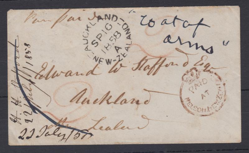 Lot 289 - New Zealand - Postal History  -  Mowbray Collectables ​Public Stamp Auction #35