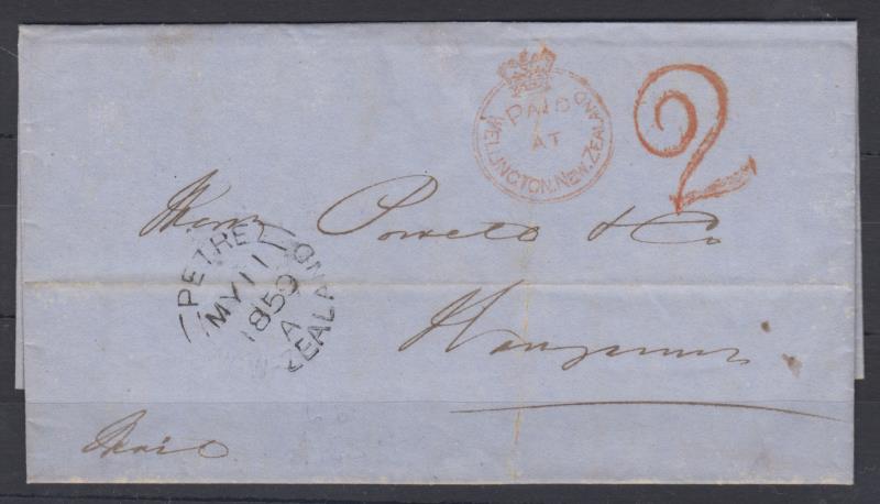 Lot 290 - New Zealand - Postal History  -  Mowbray Collectables ​Public Stamp Auction #35