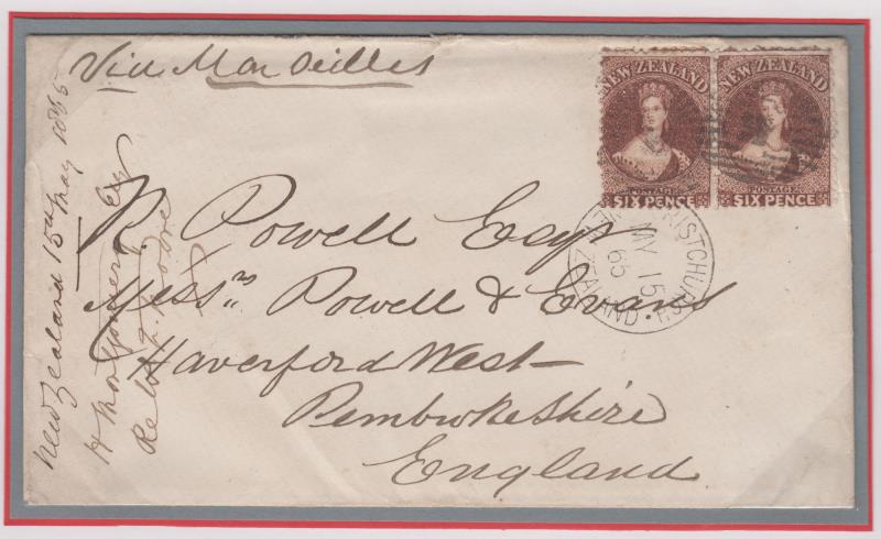 Lot 295 - New Zealand - Postal History  -  Mowbray Collectables ​Public Stamp Auction #35