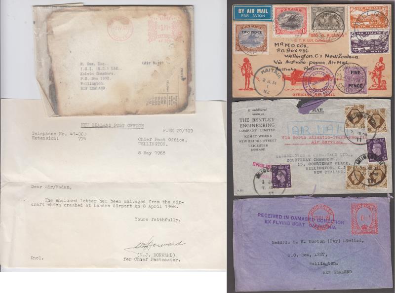 Lot 300 - New Zealand - Postal History  -  Mowbray Collectables ​Public Stamp Auction #35