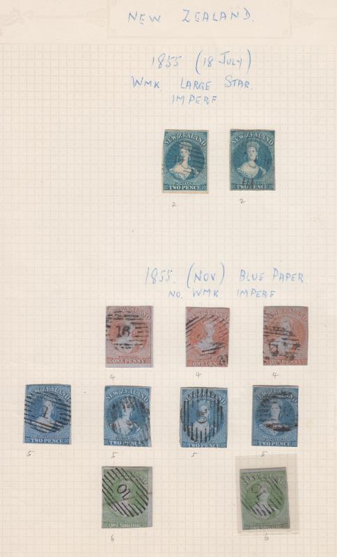 Lot 306 - NEW ZEALAND - Definitives / Full Face Queens  -  Mowbray Collectables ​Public Stamp Auction #35