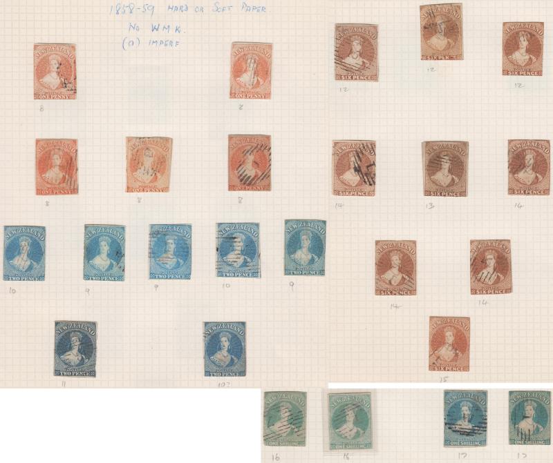 Lot 311 - NEW ZEALAND - Definitives / Full Face Queens  -  Mowbray Collectables ​Public Stamp Auction #35