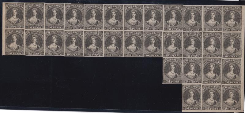 Lot 321 - NEW ZEALAND - Definitives / Full Face Queens  -  Mowbray Collectables ​Public Stamp Auction #35