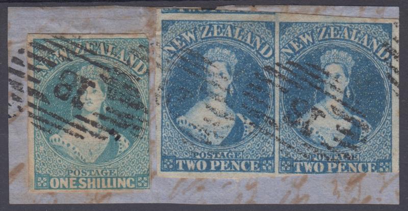 Lot 338 - NEW ZEALAND - Definitives / Full Face Queens  -  Mowbray Collectables ​Public Stamp Auction #35