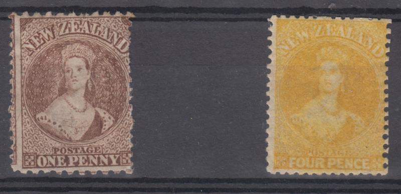 Lot 368 - NEW ZEALAND - Definitives / Full Face Queens  -  Mowbray Collectables ​Public Stamp Auction #35