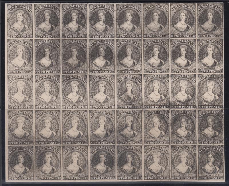 Lot 369 - NEW ZEALAND - Definitives / Full Face Queens  -  Mowbray Collectables ​Public Stamp Auction #35