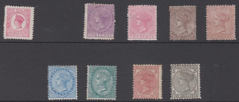 Lot 374 - NEW ZEALAND - Definitives / First Sidefaces  -  Mowbray Collectables ​Public Stamp Auction #35
