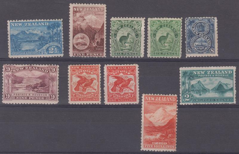 Lot 405 - NEW ZEALAND - Definitives / 1898 Pictorials - Mowbray Collectables Public Stamp Auction #35 Lot 405 - NEW ZEALAND - Definitives / 1898 Pictorials - Mowbray Collectables Public Stamp Auction #35