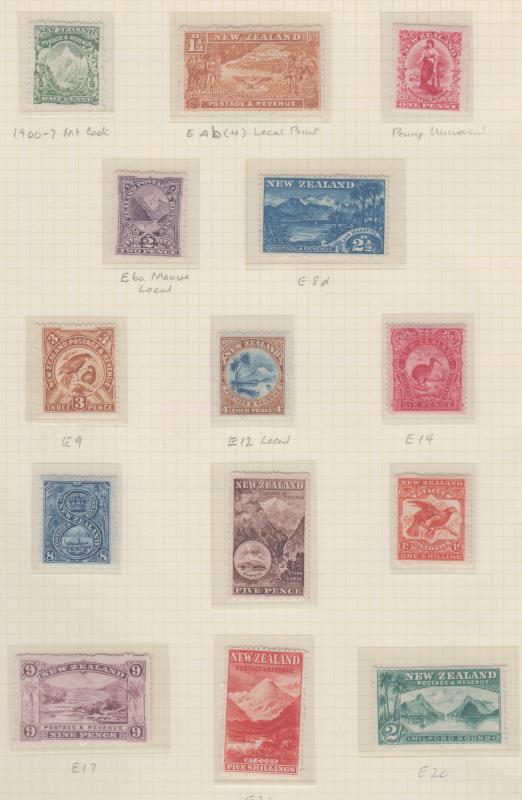 Lot 411 - NEW ZEALAND - Definitives / 1898 Pictorials - Mowbray Collectables Public Stamp Auction #35 Lot 411 - NEW ZEALAND - Definitives / 1898 Pictorials - Mowbray Collectables Public Stamp Auction #35