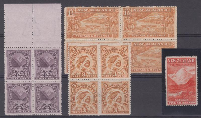 Lot 412 - NEW ZEALAND - Definitives / 1898 Pictorials - Mowbray Collectables Public Stamp Auction #35 Lot 412 - NEW ZEALAND - Definitives / 1898 Pictorials - Mowbray Collectables Public Stamp Auction #35