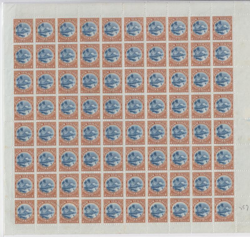 Lot 415 - NEW ZEALAND - Definitives / 1898 Pictorials - Mowbray Collectables Public Stamp Auction #35 Lot 415 - NEW ZEALAND - Definitives / 1898 Pictorials - Mowbray Collectables Public Stamp Auction #35