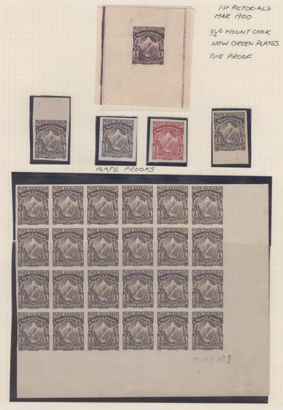 Lot 433 - NEW ZEALAND - Definitives / ½d Mount Cook  -  Mowbray Collectables ​Public Stamp Auction #35