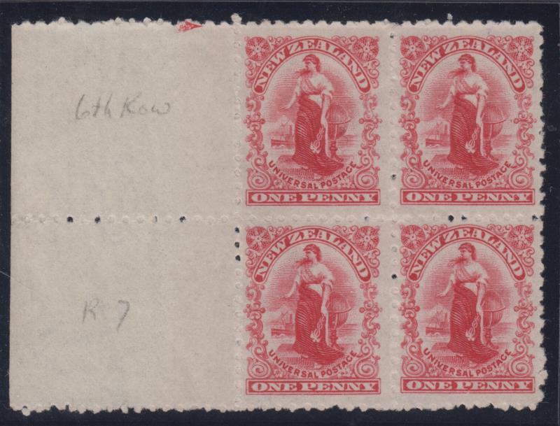Lot 438 - NEW ZEALAND - Definitives / 1d Universals  -  Mowbray Collectables ​Public Stamp Auction #35