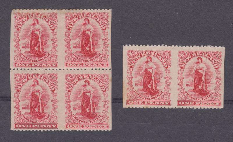 Lot 440 - NEW ZEALAND - Definitives / 1d Universals  -  Mowbray Collectables ​Public Stamp Auction #35