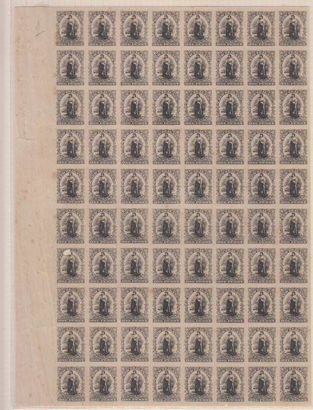Lot 452 - NEW ZEALAND - Definitives / 1d Universals  -  Mowbray Collectables ​Public Stamp Auction #35