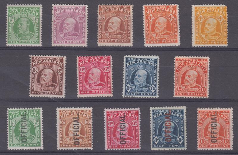 Lot 456 - NEW ZEALAND - Definitives / King Edward VII  -  Mowbray Collectables ​Public Stamp Auction #35
