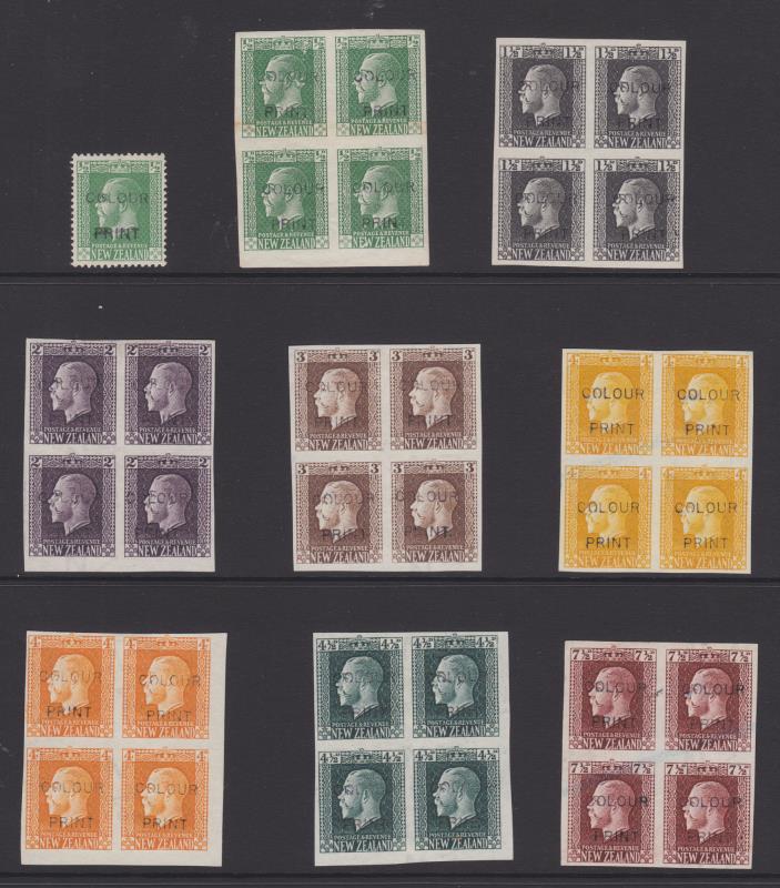 Lot 466 - NEW ZEALAND - Definitives / King George V  -  Mowbray Collectables ​Public Stamp Auction #35