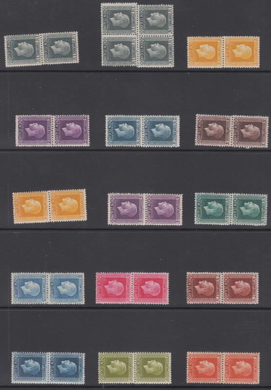 Lot 475 - NEW ZEALAND - Definitives / King George V  -  Mowbray Collectables ​Public Stamp Auction #35