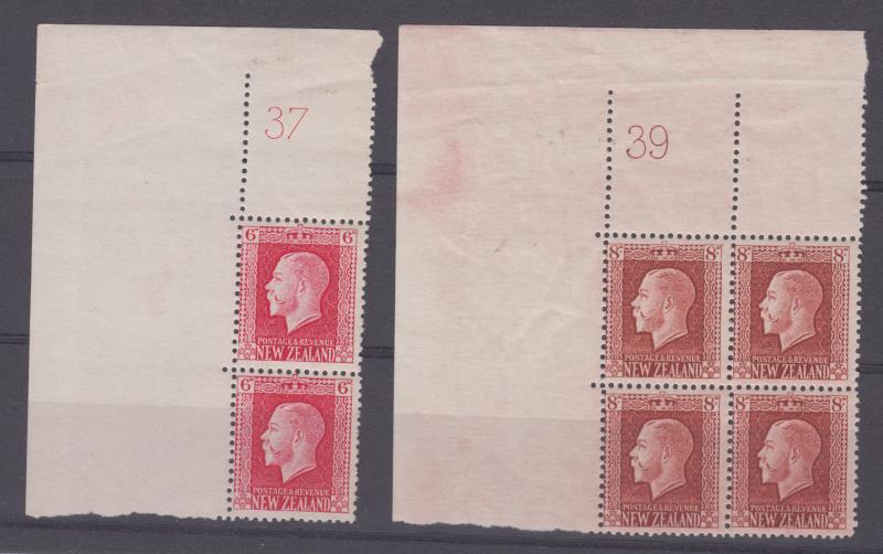 Lot 483 - NEW ZEALAND - Definitives / King George V  -  Mowbray Collectables ​Public Stamp Auction #35