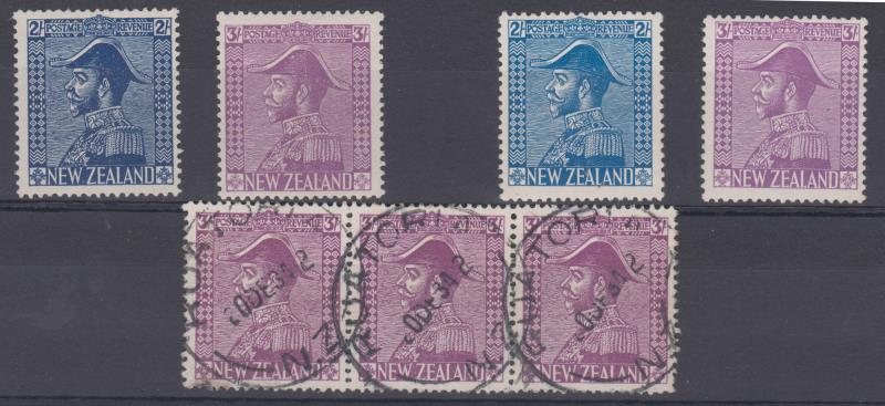 Lot 486 - NEW ZEALAND - Definitives / King George V  -  Mowbray Collectables ​Public Stamp Auction #35
