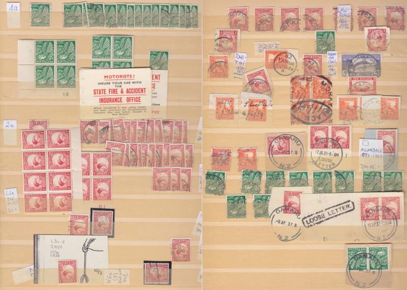 Lot 493 - NEW ZEALAND - Definitives / 1935 Pictorials  -  Mowbray Collectables ​Public Stamp Auction #35