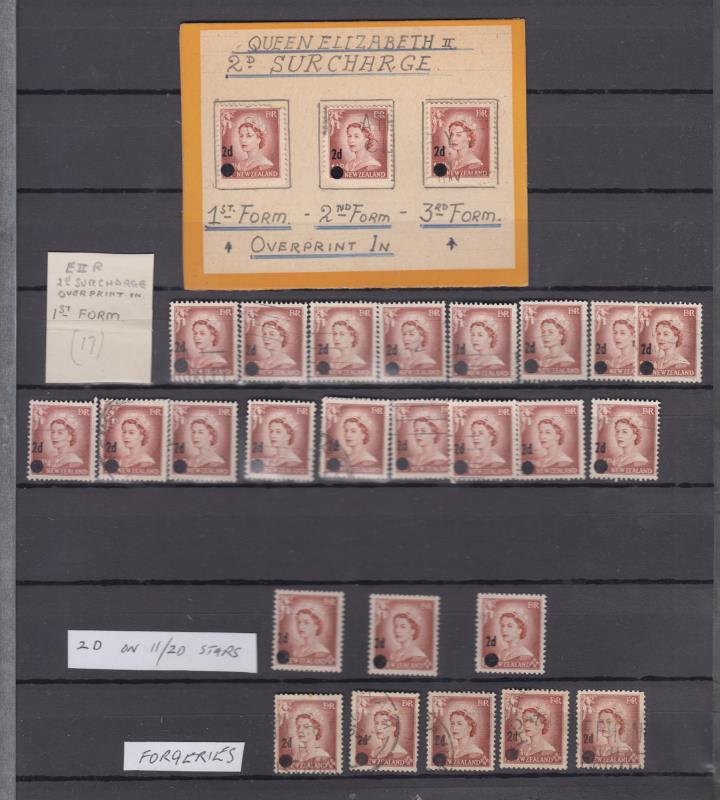 Lot 503 - NEW ZEALAND - Definitives / QEII Pre-decimal  -  Mowbray Collectables ​Public Stamp Auction #35