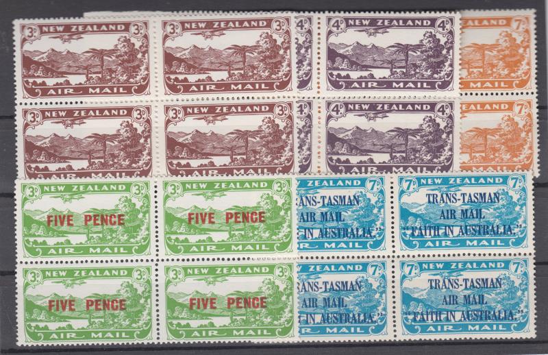 Lot 535 - NEW ZEALAND - Airmail  -  Mowbray Collectables ​Public Stamp Auction #35