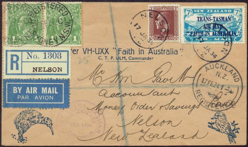 Lot 537 - NEW ZEALAND - Airmail  -  Mowbray Collectables ​Public Stamp Auction #35