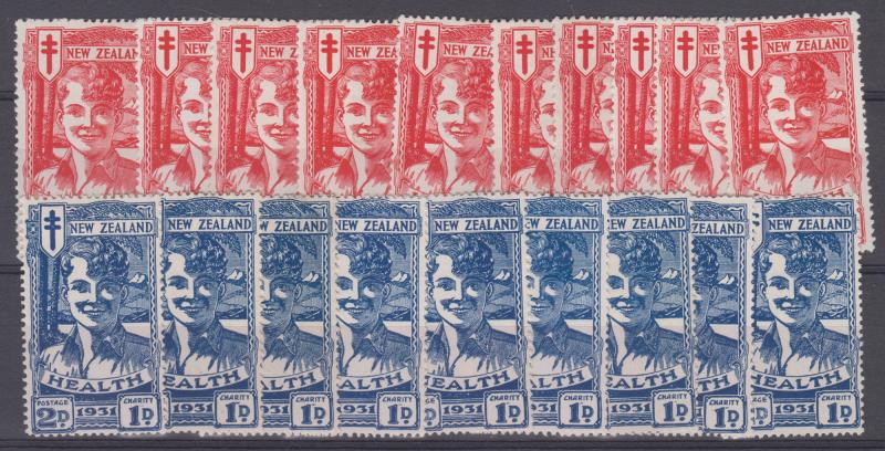 Lot 607 - NEW ZEALAND - Health - Mowbray Collectables Public Stamp Auction #35 Lot 607 - NEW ZEALAND - Health - Mowbray Collectables Public Stamp Auction #35