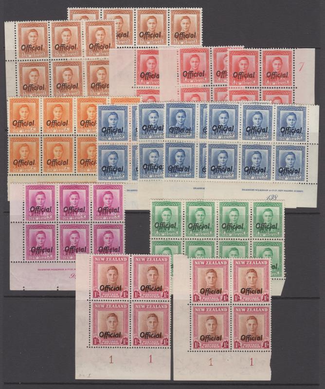 Lot 679 - New Zealand - Officials - Mowbray Collectables Public Stamp Auction #35 Lot 679 - New Zealand - Officials - Mowbray Collectables Public Stamp Auction #35