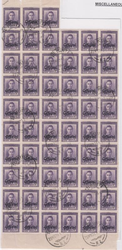 Lot 684 - New Zealand - Officials - Mowbray Collectables Public Stamp Auction #35 Lot 684 - New Zealand - Officials - Mowbray Collectables Public Stamp Auction #35