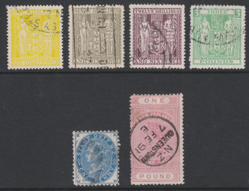 Lot 707 - New Zealand - Postal Fiscals  -  Mowbray Collectables ​Public Stamp Auction #35