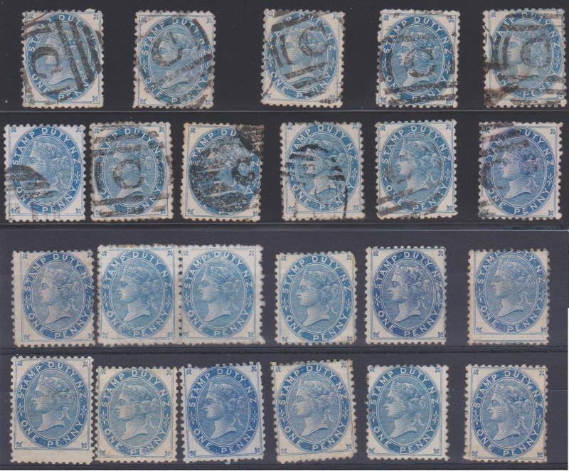 Lot 716 - New Zealand - Postal Fiscals  -  Mowbray Collectables ​Public Stamp Auction #35