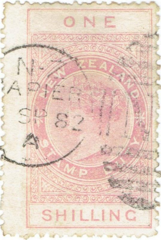 Lot 727 - New Zealand - Postal Fiscals  -  Mowbray Collectables ​Public Stamp Auction #35