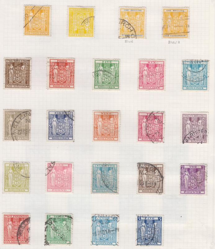 Lot 734 - New Zealand - Postal Fiscals  -  Mowbray Collectables ​Public Stamp Auction #35