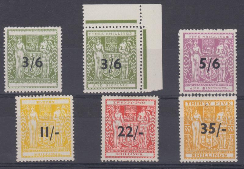 Lot 742 - New Zealand - Postal Fiscals  -  Mowbray Collectables ​Public Stamp Auction #35
