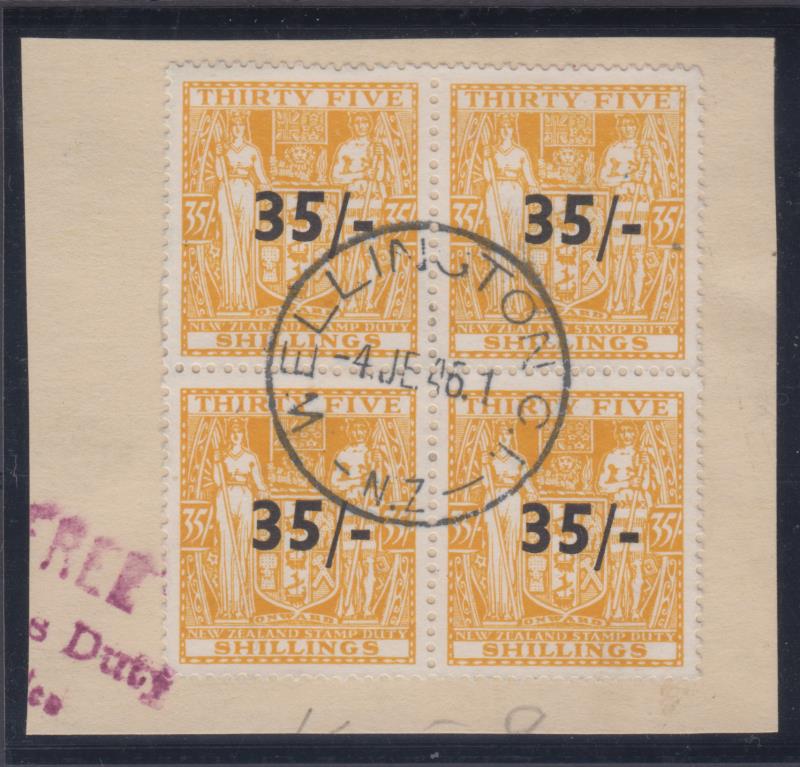 Lot 744 - New Zealand - Postal Fiscals  -  Mowbray Collectables ​Public Stamp Auction #35
