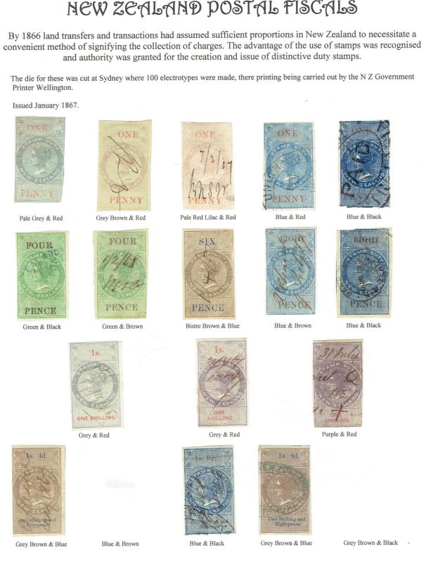 Lot 785 - NEW ZEALAND - Revenues / QV Long Types - Mowbray Collectables Public Stamp Auction #35 Lot 785 - NEW ZEALAND - Revenues / QV Long Types - Mowbray Collectables Public Stamp Auction #35