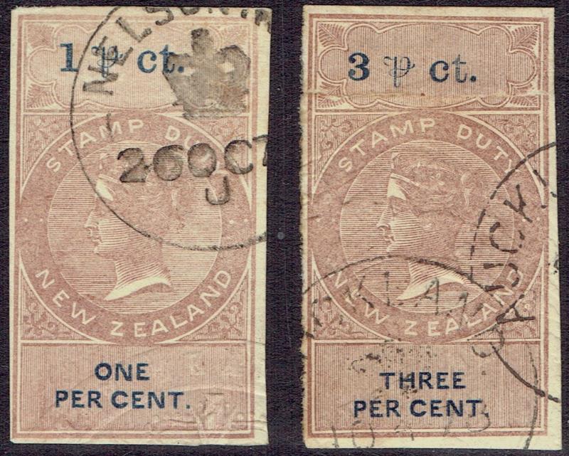 Lot 786 - NEW ZEALAND - Revenues / QV Long Types - Mowbray Collectables Public Stamp Auction #35 Lot 786 - NEW ZEALAND - Revenues / QV Long Types - Mowbray Collectables Public Stamp Auction #35