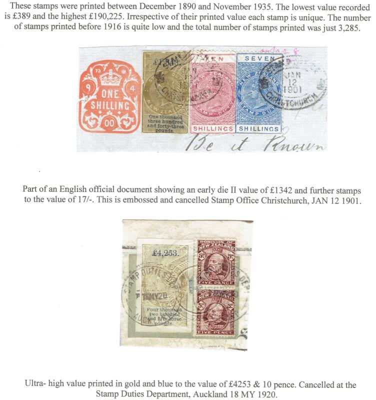 Lot 792 - NEW ZEALAND - Revenues / QV Long Types - Mowbray Collectables Public Stamp Auction #35 Lot 792 - NEW ZEALAND - Revenues / QV Long Types - Mowbray Collectables Public Stamp Auction #35