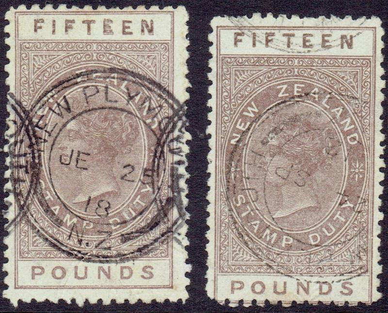 Lot 797 - NEW ZEALAND - Revenues / QV Long Types - Mowbray Collectables Public Stamp Auction #35 Lot 797 - NEW ZEALAND - Revenues / QV Long Types - Mowbray Collectables Public Stamp Auction #35