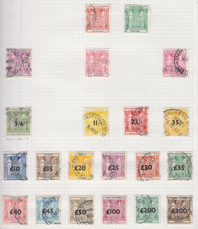 Lot 801 - NEW ZEALAND - Revenues / Other  -  Mowbray Collectables ​Public Stamp Auction #35