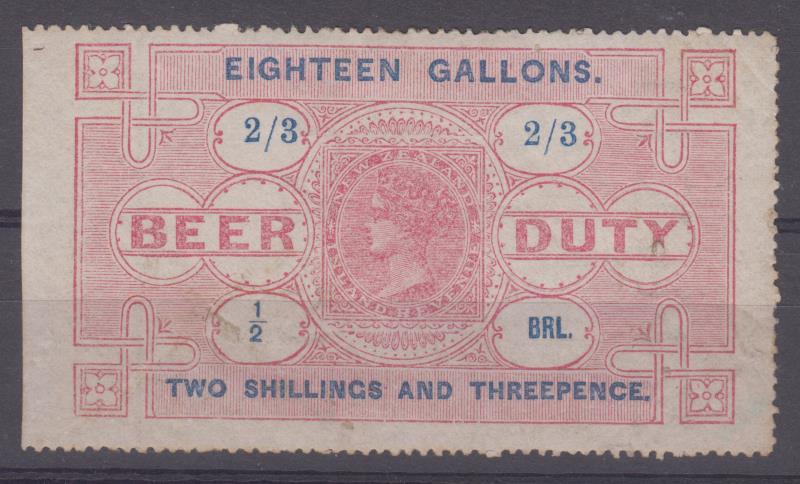 Lot 805 - NEW ZEALAND - Revenues / Beer Duty  -  Mowbray Collectables ​Public Stamp Auction #35