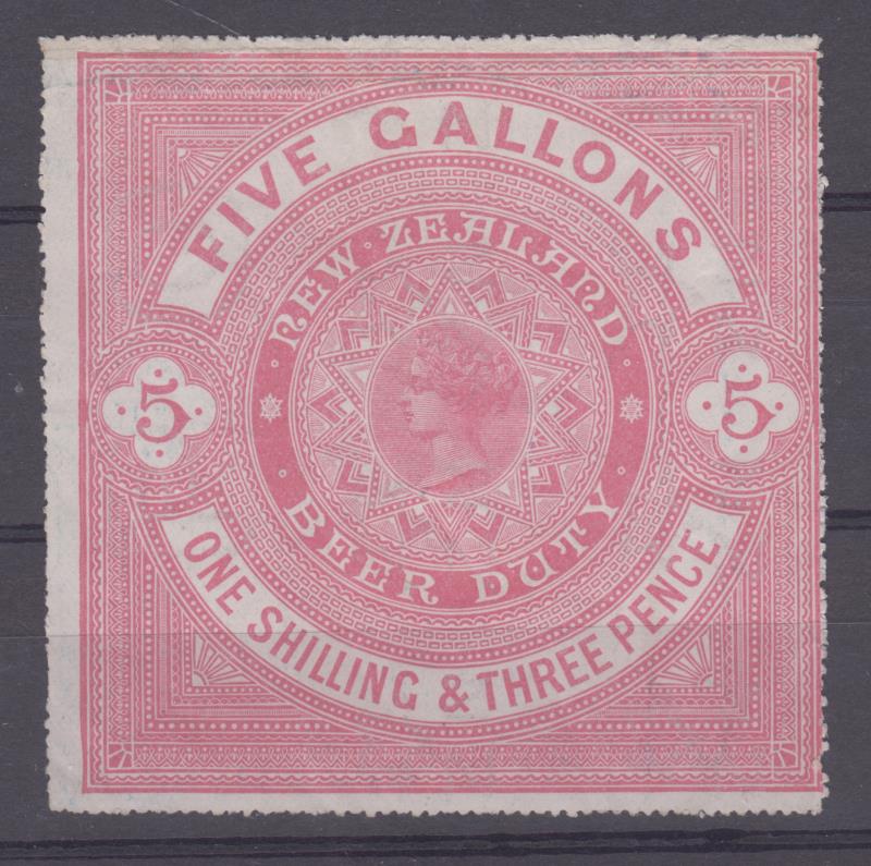 Lot 813 - NEW ZEALAND - Revenues / Beer Duty  -  Mowbray Collectables ​Public Stamp Auction #35