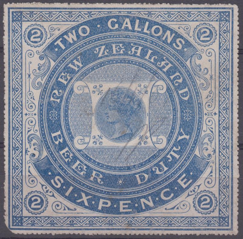 Lot 815 - NEW ZEALAND - Revenues / Beer Duty  -  Mowbray Collectables ​Public Stamp Auction #35