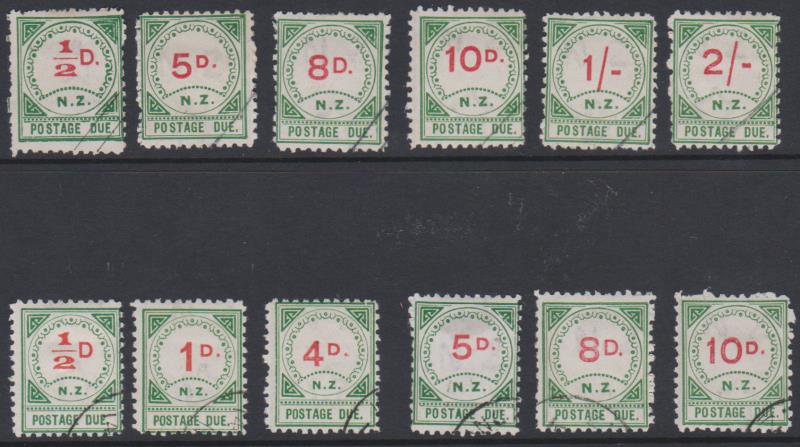 Lot 819 - New Zealand - Postage Dues  -  Mowbray Collectables ​Public Stamp Auction #35