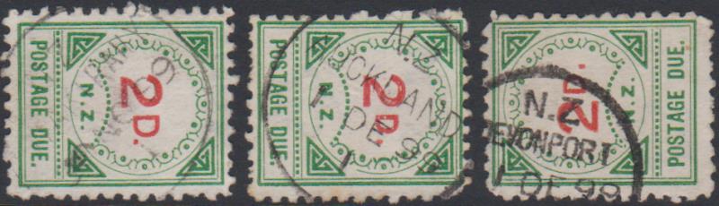 Lot 825 - New Zealand - Postage Dues  -  Mowbray Collectables ​Public Stamp Auction #35