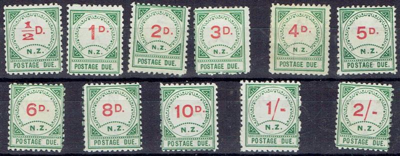 Lot 836 - New Zealand - Postage Dues - Mowbray Collectables Public Stamp Auction #35 Lot 836 - New Zealand - Postage Dues - Mowbray Collectables Public Stamp Auction #35