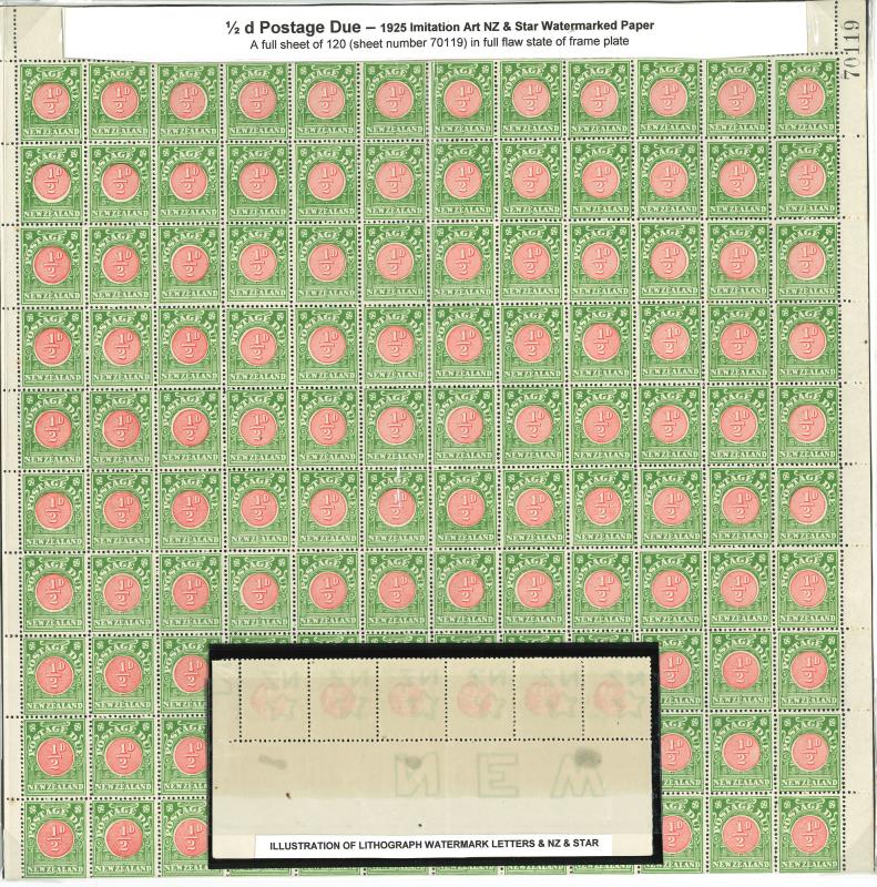 Lot 851 - New Zealand - Postage Dues - Mowbray Collectables Public Stamp Auction #35 Lot 851 - New Zealand - Postage Dues - Mowbray Collectables Public Stamp Auction #35
